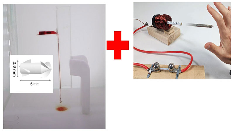 Capacitive Power for Getting Magnetic Milli-Robots out of Tight Places